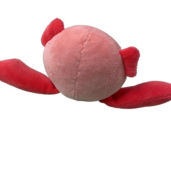 Taggies Owl Lovey Security Blanket Plush Rattle Pink Green Sensory Satin Fleece - Picture 5 of 8